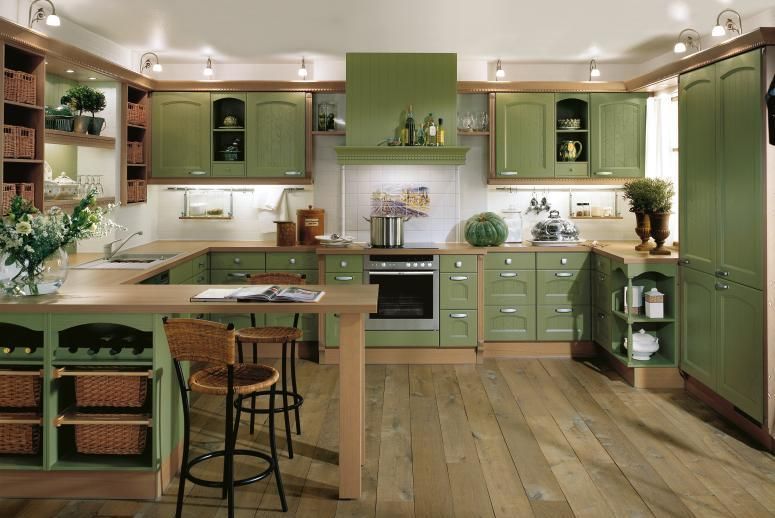Tips And Ideas For The Olive Green Kitchen Virily