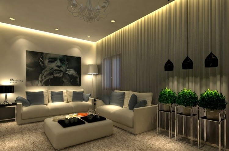 Decoration With Led Lighting Strips, Led Lighting For Living Room Ideas