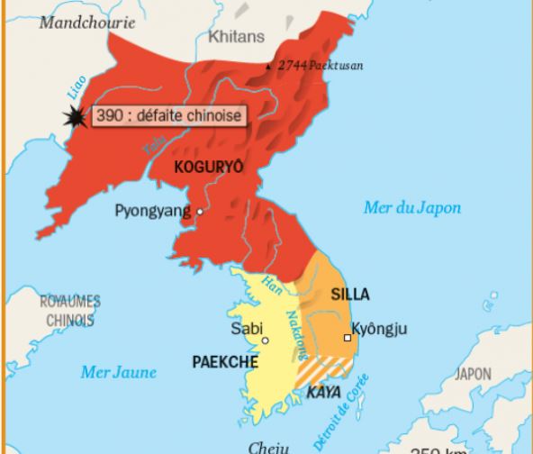Silla Korea Map