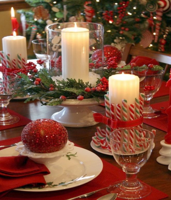 Best red-green Christmas table decor ideas - Virily